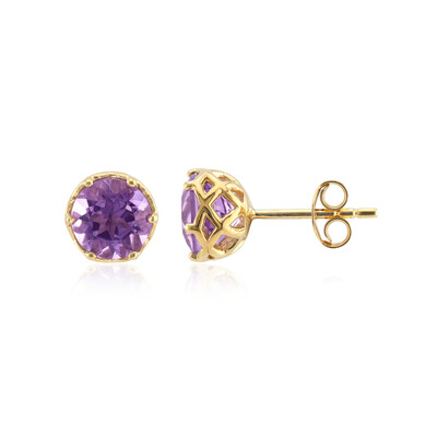 Pendientes en plata con Amatista