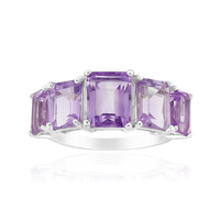 Anillo en plata con Amatista