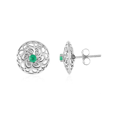 Pendientes en oro con Esmeralda de Brasil (Ornaments by de Melo)