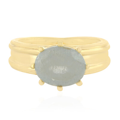 Anillo en plata con Aguamarina