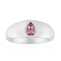 Anillo en plata con Turmalina rosa de Brasil (Pallanova)