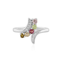 Anillo en plata con Turmalina