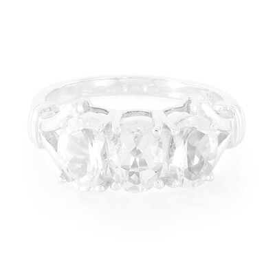 Anillo en plata con Goshenita
