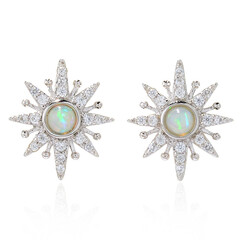 Pendientes en plata con Ópalo de Welo (Dallas Prince Designs)