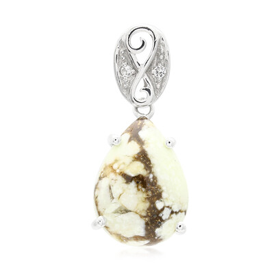 Colgante en plata con Magnesita
