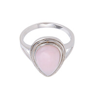 Anillo en plata con Ópalo piel de ángel