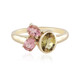 Anillo en oro con Tanzanita amarilla sin calentar (Adela Gold)