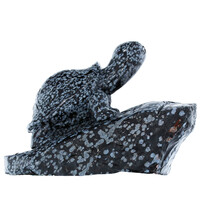 Figura con Obsidiana Copo de Nieve (Lapis Vitalis)