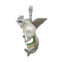 Colgante en oro con Perla blanca Freshwater (Estée Collection)