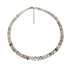 Collar en plata con Cuarzo rutilado