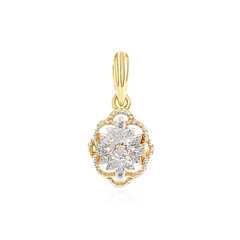 Colgante en plata con Diamante I2 (I)