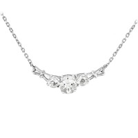 Collar en plata con Petalita