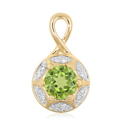 Colgante en oro con Peridoto