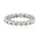 Anillo en plata con Tsavorita de Tanzania