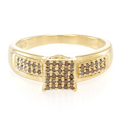 Anillo en plata con Diamante fantasía