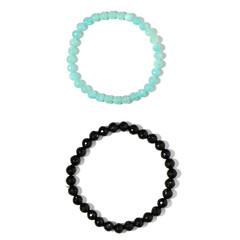 Brazalete con Turmalina negra de Brasil