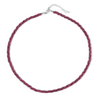 Collar en plata con Rubí de Mozambique