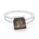 Anillo en plata con Cuarzo ahumado