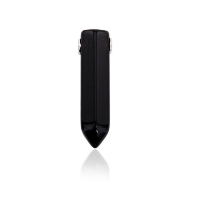Colgante en plata con Obsidiana (MONOSONO COLLECTION)