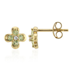 Pendientes en plata con Peridoto de Birmania