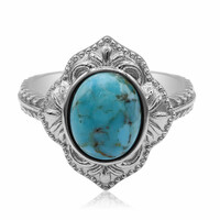 Anillo en plata con Turquesa