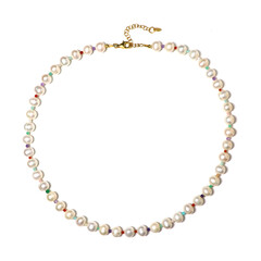 Collar en plata con Perla blanca Freshwater