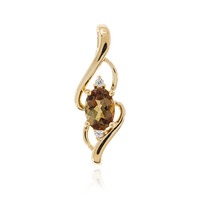 Colgante en oro con Andalucita
