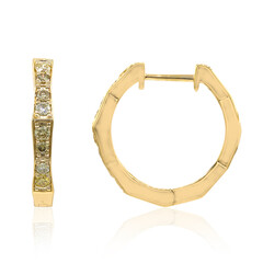 Pendientes en oro con Diamante fancy SI2 (CIRARI)