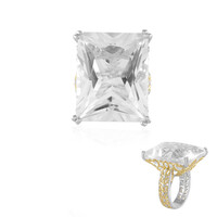 Anillo en plata con Cuarzo blanco (Gems en Vogue)
