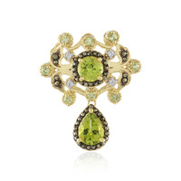 Colgante en plata con Peridoto