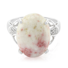 Anillo en plata con Cinabrio