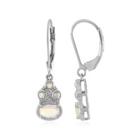 Pendientes en plata con Ópalo de Welo