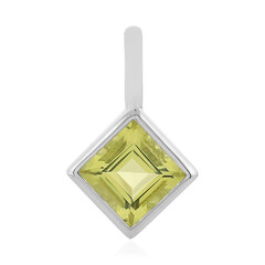Colgante en plata con Quarzo limón