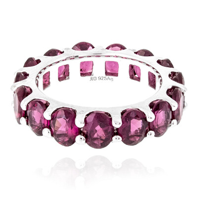 Anillo en plata con Rodolita