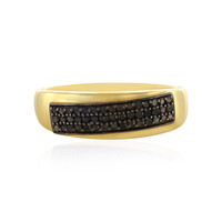 Anillo en plata con Diamante negro