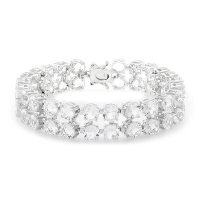 Brazalete en plata con Berilo del Himalaya