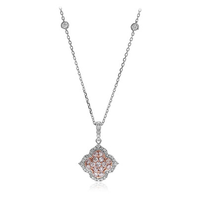 Collar en oro con Diamante rosa I1 (CIRARI)