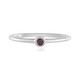 Anillo en plata con Diamante púrpura I2