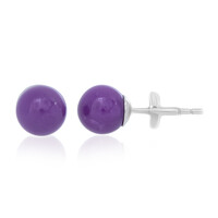 Pendientes en plata con Fosfosiderita