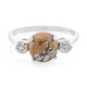 Anillo en plata con Jaspe Sonoran dendritas