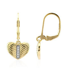 Pendientes en plata con Diamante SI1 (G)