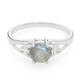 Anillo en plata con Espectrolita