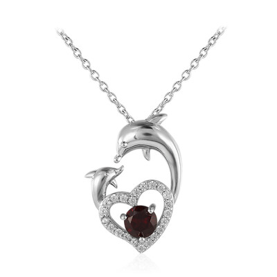 Collar en plata con Granate