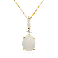 Collar en oro con Ópalo Welo AAA