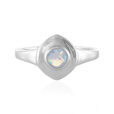 Anillo en plata con Ópalo de Welo (MONOSONO COLLECTION)