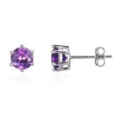 Pendientes en plata con Amatista
