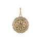 Colgante en oro con Diamante champán I2 (de Melo)