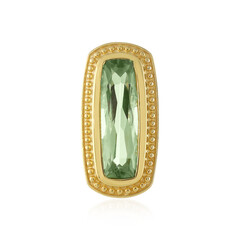 Colgante en plata con Amatista verde