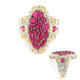 Anillo en plata con Rubí de Birmania (Gems en Vogue)