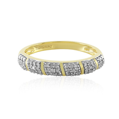 Anillo en plata con Diamante I4 (J)